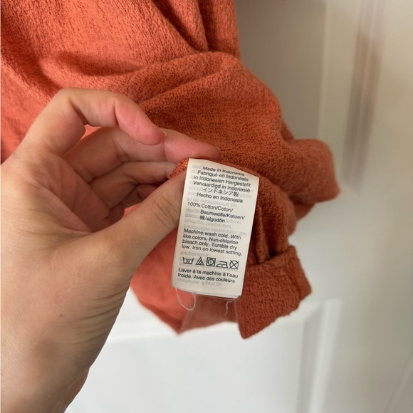 Madewell Texture and Thread Rust Blouse - Picture 8 of 9